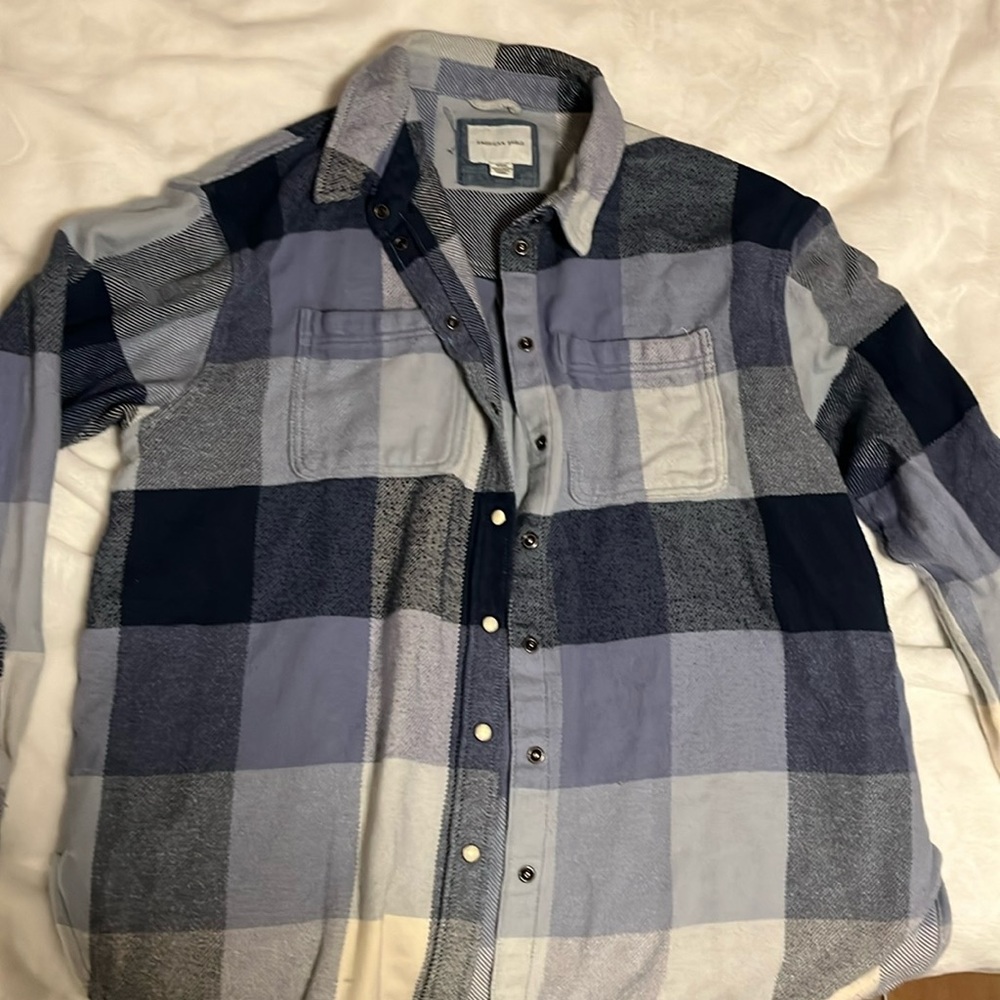 Flannel shirt size medium loose fit lived in feel